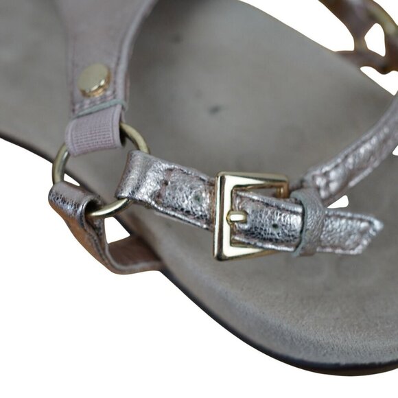 Vionic Kirra Metallic Toe-Post Sandals Size 6 US Thong Style - Picture 7 of 9